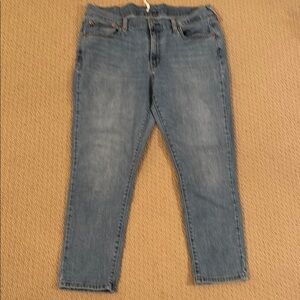 Levi's Blue Boyfriend Jeans Relaxed Fit